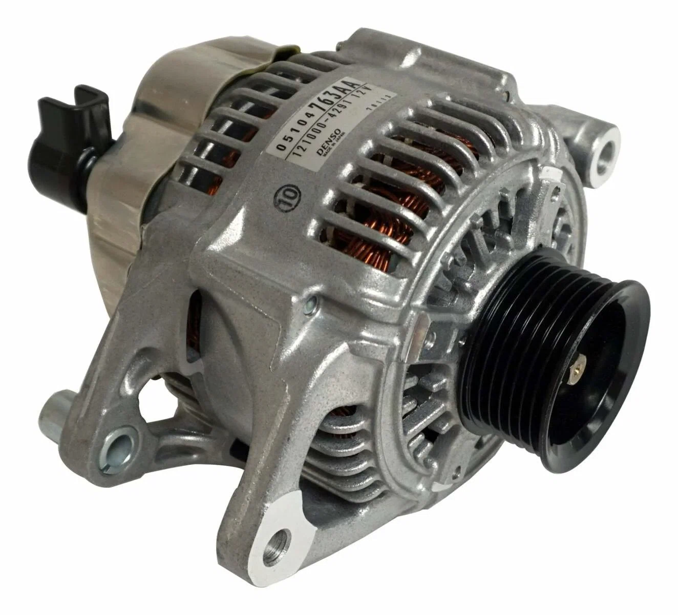 Crown Automotive - Aluminum Unpainted Alternator - 5104763AA